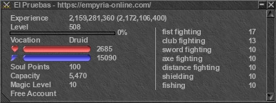 Signature for player El Pruebas