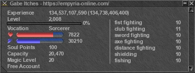 Signature for player Gabe Itches