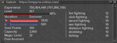 Signature for player Gabom