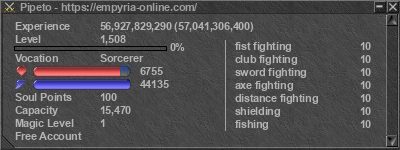 Signature for player Pipeto