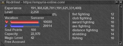 Signature for player Rodritest